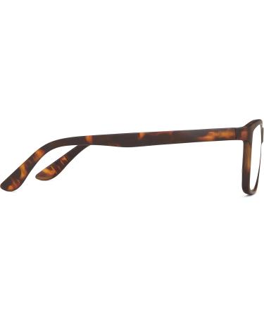 ICU Eyewear ScreenVision Blue Light Reading Glasses - Square Matte Tortoise - Lucas - +2.50 | Stylish and Comfortable Eye Protection for Digital Screens - Buy Online on GoSupps.com