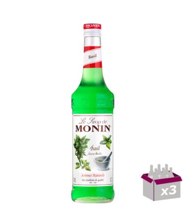 Monin Basil Syrup 70cl Pack of 3