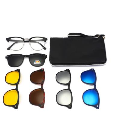 Hifot glasses frames with magnetic clip polarized sunglasses plastic eyeglass frames eyeglass frames for men women