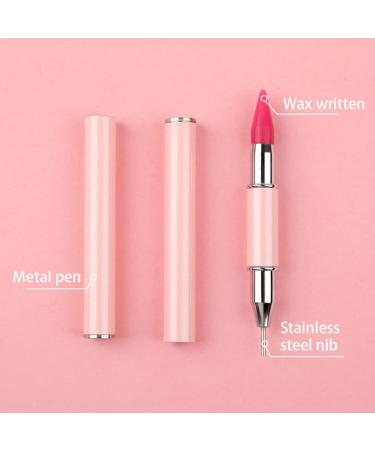 Nail Point Drill Pen Dual Heads Nail Art Diamond Pen Crystal Beads Picker Dotting Wax Pencil Manicure Art Tool Dual Use - Buy Online on GoSupps.com