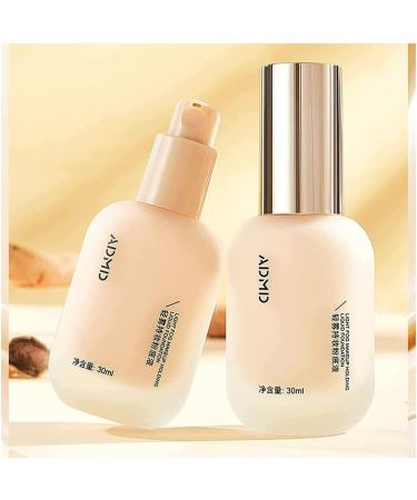Hydrating Waterproof and Light Long Lasting Foundation Admd Light Fog Makeup Holding Liquid Foundation Moisturizing Concealer Light Brightening Oil Control (B-Ivory) - Buy Online on GoSupps.com