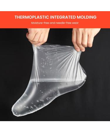 200 pcs Plastic Disposable Socks for Foot Pedicure Plastic Disposable Booties Paraffin Wax Spa Treatment Paraffin Wax Bath Liners for Feet Clear Foot Mask Socks(COLOUR:Transparent) - Buy Online on GoSupps.com