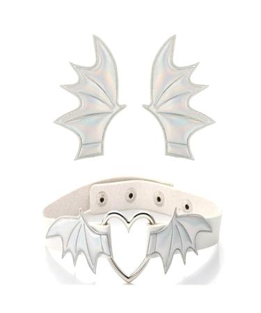 PLCPDM Choker Dark Harajuku Black Hair Clips Party Costume Cartoon Cosplay Birthday Party Props 4