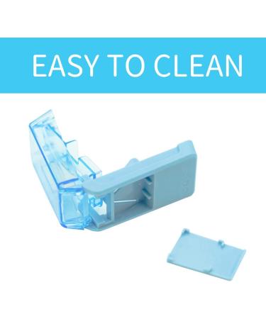 2PCS Pill Cutter - Safe Blade Pill Splitter for Cutting Small or Large Pills in Half - Blue - Buy Online on GoSupps.com