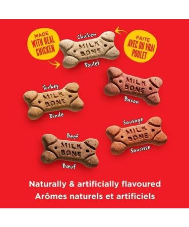 Small Assorted Meat Flavoured Dog Treats Bundle. Includes (1) Box of Milk-Bone Flavour Snacks Small Assorted Biscuits (800g) w/Water Cooler Trivia Game by BIG MAPLE . Dogs - Buy Online on GoSupps.com