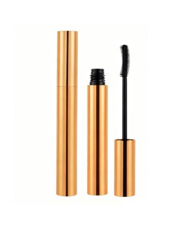 Waterproof mascara with 2sided brush lengthening and thickening long lasting easy to remove precision brush black