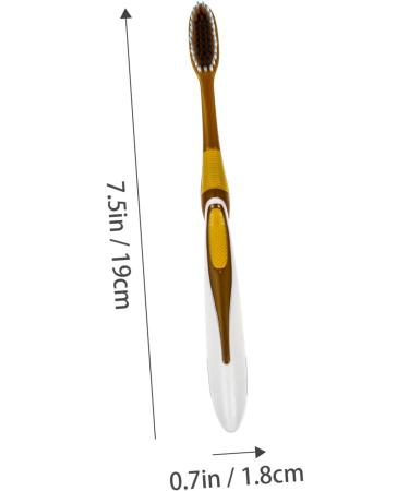 GLEAVI 4pcs Toothbrush Set for Adults - Travel-Friendly Oral Care Filament Brushes - Buy Online on GoSupps.com