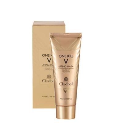 Cledbel One Kill V Lifting Gold Luxury Mask 70ml + Gold Brush | Anti-Aging Skincare | International Shipping - Buy Online on GoSupps.com