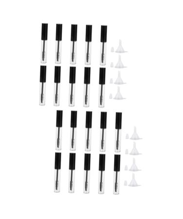 TOVINANNA 20 Pcs Mascara Bottle Empty Mascara Tubes with Wands Refillable Eyelash Tube Growth Fluid Cream