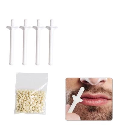 Painless Nose Wax Nose Waxing Kit Sticks Nose Applicator Sticks Kit Nasal Waxing Strip Remover Nose Hair Removal Wax Kit Nasal Hair Wax Nose Wax Prevent Mustache Waxing Disasters.