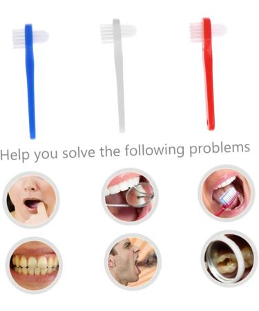 Minkissy 15 STK Toothbrush for Dentures | Portable Cleaner for Partial Dentures & Prosthesis Care Accessories - Buy Online on GoSupps.com