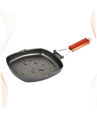 YOtat BBQ Grills Pancake Skillet Stove Burner Pans Nonstick Frying Pans BBQ Griddle Grilling Pan Grill Pancake Griddle Square Pot Chic Steak Frying Pan Fashion Frying Pan Bakeware Black Wok - Buy Online on GoSupps.com