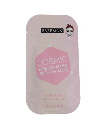 Freeman Beauty Cosmic Holographic Peel-Off Mask Luminizing Rose Quartz 0.33 fl oz (10 ml)