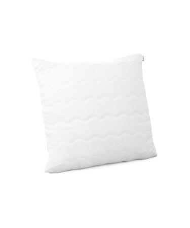 AmeliaHome pillow 80x80 cm with zipper quilting white Reve 1 pillow 80x80