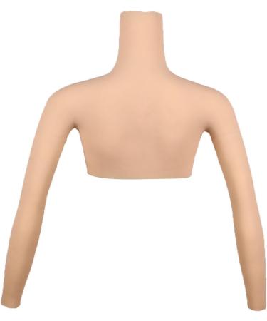 Knobco High Collar Semi-Body Silicone Breast Shapes | Mastectomy Prosthesis Halloween & Cosplay Enhancers - Buy Online on GoSupps.com