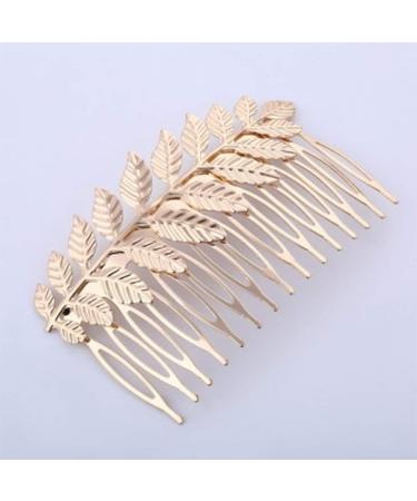 Minkissy 3-Piece Wedding Hairpin Set - Decorative Leaf Bride Accessories in Gold Silver & Rose Gold - Buy Online on GoSupps.com