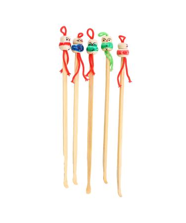 HOODANCOS 12Pcs Adorable Cartoon Ear Wax Removers Lightweight Portable Ear Cleaners for Easy Use Durable Material Colors Fun Present for Friends and Family Random Color