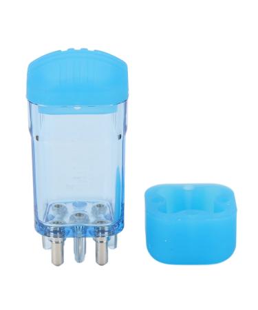 Scalp Applicator Comb Corrosion Resistant No Rust 8ml Scalp Oil Applicator Leaf Resistant For Hair Growth Oil (Clear Blue)