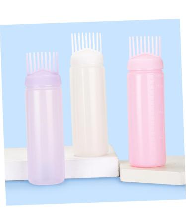 SHERCHPRY 3 pi ces Bouteilles Applicatrices pour Coloration avec Peigne Int gr Flacons et Gradu s pour Teinture et Soin Capillaire Usage Domestique et Salon - Buy Online on GoSupps.com