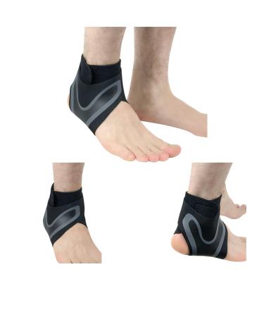 Coogime Plantar Fasciitis Foot Wraps - Flexible Ankle Brace & Bandage for Pain Relief (Gray M EU 39-41) - Buy Online on GoSupps.com