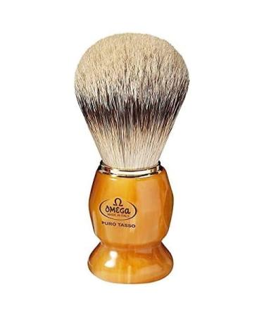 Omega Omega-617 Shaving Brush Badger Hair White White Est ndar