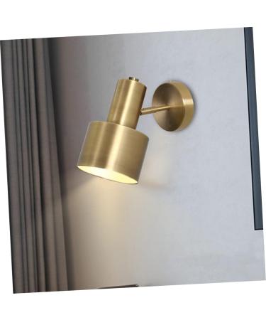 Hemobllo Bedroom Wall Sconce Brass Wall Sconces Brass Sconce Plug in Wall Sconces Wall Lamp European Style Wall Light - Buy Online on GoSupps.com