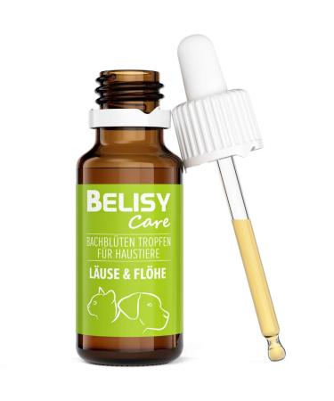 BELISY Lice & Fleas Bach flower drops for dogs & cats - For lice & fleas - Special Bach flower mixture - 20 ml