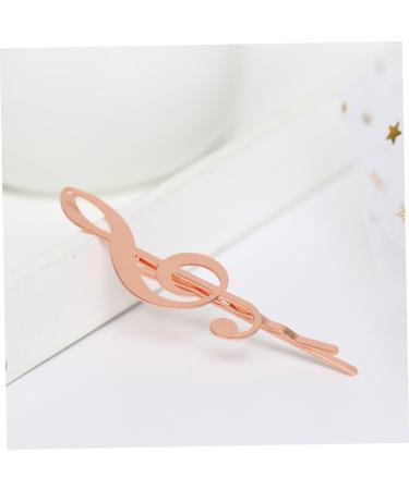 minkissy Hairpins for Co-workers Hair Pin Musical Note Hair Clip Alloy Hair Clip Hair Clips for Girls Goody Hair Clips for Women Girl Hairpin Women Hairpin Rose Gold Women's - Buy Online on GoSupps.com