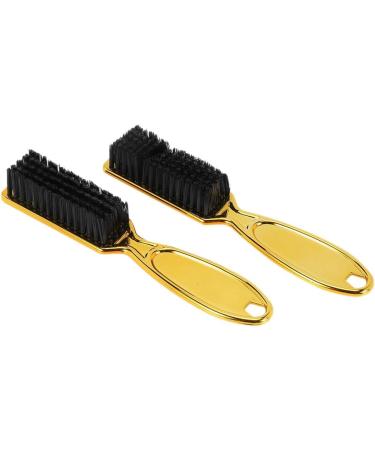 Viodmss Fade Brush Comb Scissors Cleaning Brush Barber Shop Skin Fade Vintage Oil Shape Carving Cleaning Brush Gold 3PC - Buy Online on GoSupps.com