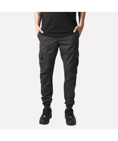 Ronony Men's Cargo Pants - Cotton Long Regular Fit Outdoor & Hiking Pants - XXL Black - Buy Online on GoSupps.com