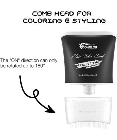 Temporary Hair Dye - Black Hair Chalk for Kids - Wash Out Hair Color - Great for Birthday, Christmas, Halloween - 60g (1 Pack) - Buy Online on GoSupps.com