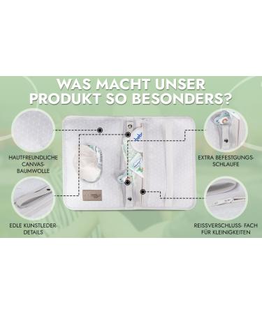 Carmello Diaper Bag with Diaper Pad - Test Winner High-Quality Anti-Allergic Canvas Includes eBook - Best Gift for Baby Practical Beige Baby Bag for Travel - Buy Online on GoSupps.com