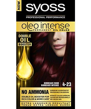Syoss Color Oleo Intense 4-23 burgundy red hair color - 1 set