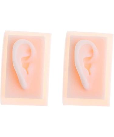 2pcs 1:1 Silicone Acupuncture Ear Model Set - 8.9x6.1cm | Ideal for Schools & Practitioners | International Shipping Available - Buy Online on GoSupps.com