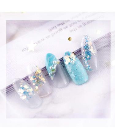 Nail Art Sequins Easy To Apply Nail Art Decoration Bright And Beautiful Easy To Carry Wonderful Nail Art Salon Shop for Home - Buy Online on GoSupps.com