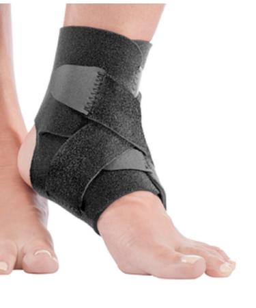 Mueller Adjustable Ankle Support  Black  One Size