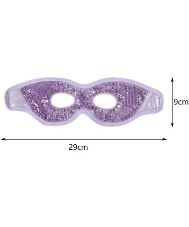 Fenteer Reusable Cold & Hot Eye Mask - Gel Pearl Cooling Eye Bag for Soothing Relief - Easy-to-Use Violet Design - Buy Online on GoSupps.com