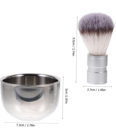 Fomiyes Double Layer Shaving Cup & Brush Set - Thermal Insulated Men's Shaving Tool for Smooth Grooming - Perfect for Travel - Buy Online on GoSupps.com