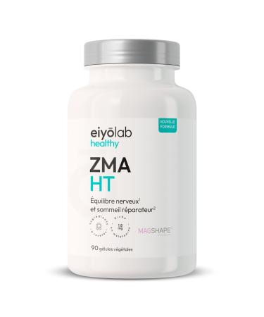 ZMA HT | Zinc Bisglycinate + Magnesium + Melatonin | Optimal Dosage | Facilitates Sleep and Muscle Recovery | 90 Capsules | Made in France | Eiyolab