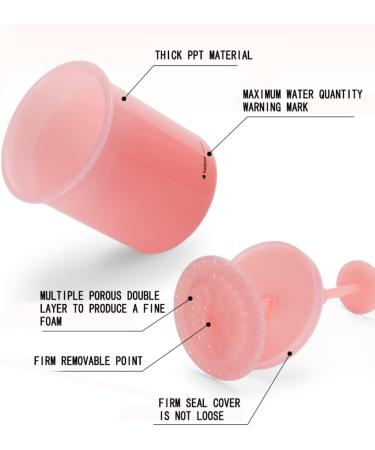 Face Cleanser Foamer Makeup Wash Bubble Maker Travel Household Rich Foam Maker Cup Pink Cleansing Appliances Brushes - Buy Online on GoSupps.com