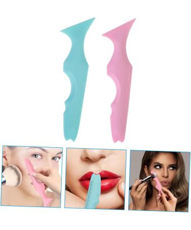 FOMIYES 10 Pcs Silicone Beauty Ruler Eyeliner Pencil Silicone Eyeliner Stencils Eyebrow Guide Stencils Bevel - Buy Online on GoSupps.com