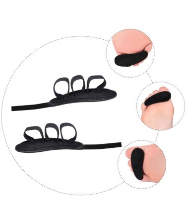 2PCS Toe Splitter Bunion Separators for Men & Women | Overlapping Toe Correction - Raised Cloth Eva with Elastic Band | Nursing Supplies Black - Buy Online on GoSupps.com
