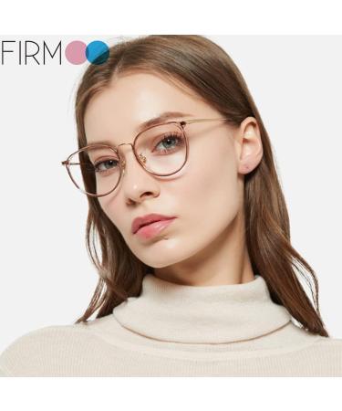 Firmoo Anti-Glare Blue Light Blocking Glasses for Men and Women - Transparent Non-Prescription Eyeglasses for Computer Gaming and Eye Strain Relief (1.5x) - Buy Online on GoSupps.com