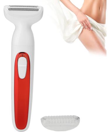 Buy Women's Waterproof Electric Razor - Premium Hair Removal for Bikini Armpits & Face - Wet & Dry Use (Red) - Buy Online on GoSupps.com