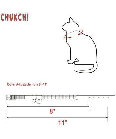 CHUKCHI Soft Velvet Cat Collar with Bells, Adjustable & Bling Diamante - Pink (11 inch) - Buy Online on GoSupps.com