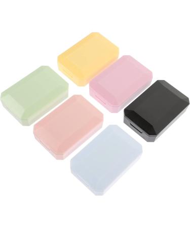 JECOMPRIS Contact Lens Container Case with Mirror - 30 Sentences Organizer Travel-Friendly 5 Color Options - Small Storage Bags for Glasses - 6.2x4.4x2.2cm - Buy Online on GoSupps.com