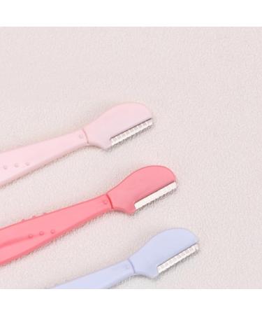 Buy 2/3/5PC Eyebrow Trimmer Razors - Straight Handle Anti-Scratch Perfect for Beginners - Purple Beauty Tool for Flawless Eyebrows - Buy Online on GoSupps.com