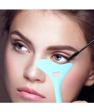 Silicone Aid Stencils Wing Tips Reusable Silicone Tool Mascara Drawing Aid Makeup Tool Applicator Tool (blue) - Buy Online on GoSupps.com