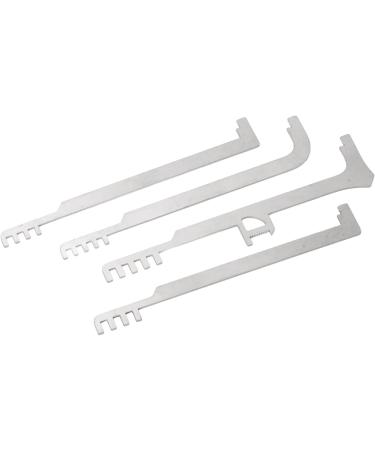 Comb Lock Picks 4PCS Metal Teeth Tools Portable Stainless Steel Pick Combs for Firefighting Repair - Buy Online on GoSupps.com