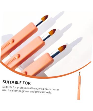 Mikinona 1pc Retractable Lip Brush Makeup Brush Lip Eyeshadow Lipstick Gloss Applicator Cosmetics Brush Tool Eyeshadow Foundation Brush Makeup Lip Brush Makeup Tool - Buy Online on GoSupps.com